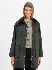 Barbour Kurtka - Long Beadnell Kobiety Bawełna zielony, 46. Zielone kurtki damskie Barbour, bez wzorów, z bawełny, bez kaptura. Za 1,399.95 zł.