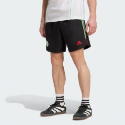 Szorty Algeria UBP. Czarne krótkie spodenki sportowe męskie Adidas, l, bez wzorów, do piłki nożnej. Za 159.00 zł.
