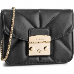 Torebka FURLA - Metropolis 993655 B BUT0 2Q0 Onyx. Czarne torebki do ręki damskie Furla, ze skóry. Za 1,520.00 zł.