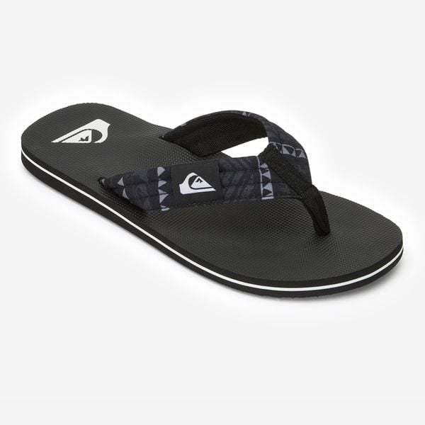Japonki męskie Quiksilver Molokai Layback. Czarne buty sportowe męskie Quiksilver, z bawełny, sportowe. Za 119.99 zł.