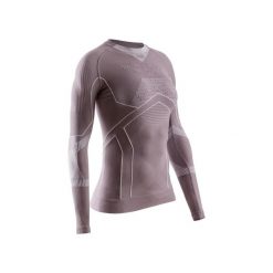 Koszulka termoaktywna damska X-Bionic Energy Accumulator Light Shirt LS Lavender. Fioletowe koszulki sportowe damskie X Bionic, bez wzorów, bez kołnierzyka, bez ramiączek, narciarskie. W wyprzedaży za 430.00 zł.