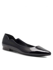 Sergio Bardi Baleriny WFA1572-18Z-SB Czarny. Czarne baleriny damskie Sergio Bardi, bez wzorów, z lakierowanej skóry, bez obcasa. Za 239.00 zł.