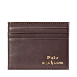 Zestaw etui na karty i pasek Polo Ralph Lauren. Brązowe paski damskie Polo Ralph Lauren, bez wzorów. Za 799.99 zł.