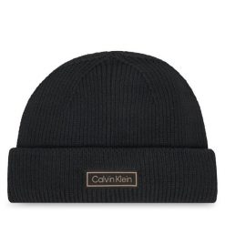 Czapka Calvin Klein. Czarne czapki i kapelusze męskie Calvin Klein, na zimę, bez wzorów. Za 219.99 zł.