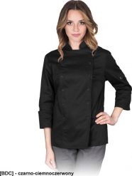 R.E.I.S. VOLTA-L - damska bluza kucharska z długim rękawem, 100% bawełna 210 g/m, zapięcie 12 zatrzasków, stójka 2XL. Bluzy damskie R.E.I.S., l, bez wzorów, z bawełny, bez kaptura. Za 121.01 zł.
