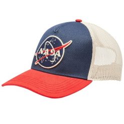 Czapka z daszkiem męska American Needle Valin NASA Cap. Niebieskie czapki i kapelusze męskie AMERICAN CLASSIC, bez wzorów, z bawełny, sportowe. W wyprzedaży za 135.30 zł.