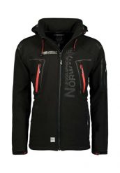 Kurtka treningowa męska Geographical Norway Techno. Brązowe kurtki męskie Geographical Norway, l, bez wzorów, z elastanu, eleganckie, z kapturem. Za 269.00 zł.