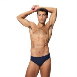 Kąpielówki męskie Speedo Hyperboom Brief. Niebieskie kąpielówki męskie Speedo, m, bez wzorów, z materiału, krótkie, na fitness i siłownię. Za 135.99 zł.
