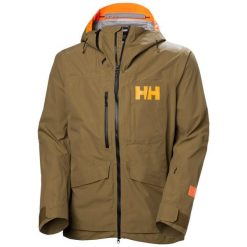 Kurtka narciarska Helly Hansen Ridge Infinity. Brązowe kurtki snowboardowe męskie Helly Hansen, na zimę, m, bez wzorów, narciarskie. Za 2,751.00 zł.