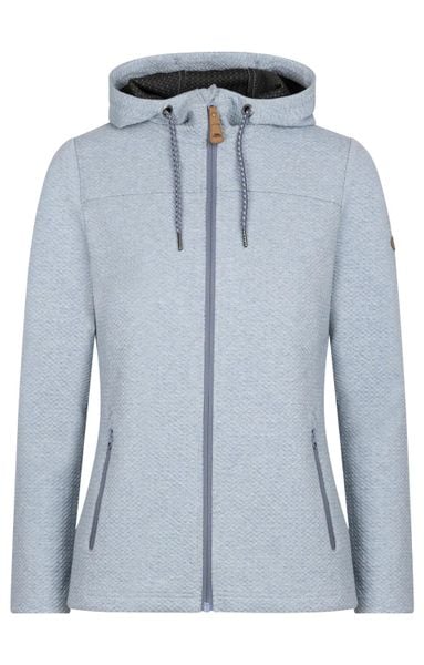 Trespass Raniya - Damska codzienna bluza z kapturem w kolorze chłodnego błękitu. Niebieskie bluzy damskie 2117 OF SWEDEN, xl, z aplikacjami, z materiału, z kapturem. Za 262.70 zł.