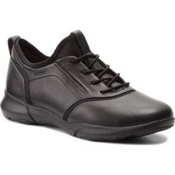 Półbuty GEOX - D Nebula S A D829DA 00085 C9999 Black. Czarne półbuty damskie Geox, z materiału. W wyprzedaży za 369.00 zł.