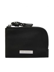 KARL LAGERFELD Bilonówka B1W32013 Czarny. Czarne portfele damskie KARL LAGERFELD, bez wzorów, z materiału. Za 200.99 zł.