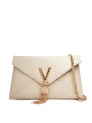 Valentino Torebka Stella VBS9AK17 Écru. Torebki do ręki damskie Valentino, bez wzorów, ze skóry, wizytowe, bez dodatków. Za 389.99 zł.