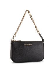 MICHAEL Michael Kors Torebka Pouches & Clutches 32F7GFDW6L Czarny. Czarne torebki do ręki damskie MICHAEL Michael Kors, bez wzorów, ze skóry, bez dodatków. Za 543.99 zł.