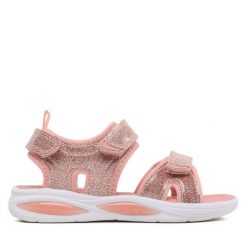 Sandały ZigZag. Czerwone sandały dziewczęce Zigzag, bez zapięcia. Za 159.99 zł.