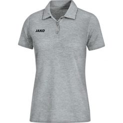 Damska koszulka polo Jako Base. Szare koszulki sportowe damskie Jako, bez wzorów, z bawełny, bez kołnierzyka, bez ramiączek, do piłki nożnej. Za 221.00 zł.
