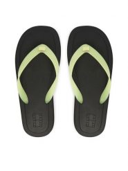 Tommy Jeans Japonki Tjw Cleated Jelly Summer Sandal EN0EN02954 Zielony. Zielone klapki damskie Tommy Jeans, bez wzorów, z jeansu, bez obcasa. Za 209.99 zł.