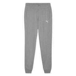 Damskie Spodnie Do Biegania Team Goal Casuals. Szare spodnie sportowe damskie Puma, bez wzorów, do biegania. Za 208.99 zł.