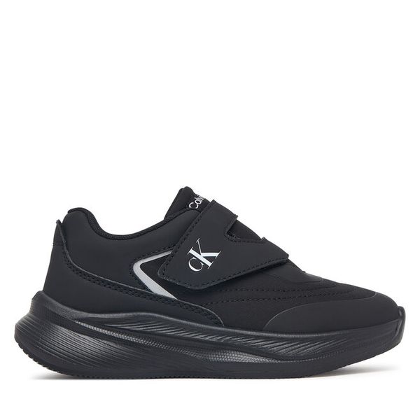 Sneakersy Calvin Klein. Czarne trampki i tenisówki chłopięce Calvin Klein, bez wzorów, bez zapięcia. Za 323.99 zł.
