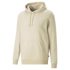 Bluza sportowa męska Puma Ess Elevated Hoodie. Żółte bluzy męskie Puma, m, bez wzorów, bez kaptura. Za 352.00 zł.