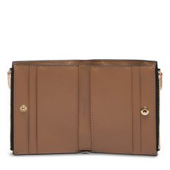 Portfel Calvin Klein. Czarne portfele damskie Calvin Klein, bez wzorów. Za 245.99 zł.