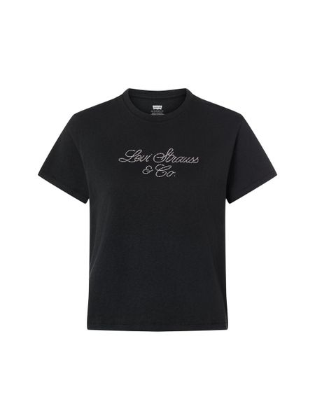 Levi's Koszulka Kobiety stras szary, S. Szare t-shirty damskie Levi's, s, bez wzorów, z bawełny, bez kołnierzyka. Za 89.95 zł.