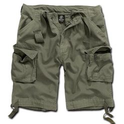 Szorty bushcraft męskie Brandit Urban Legend Vintage Olive. Zielone szorty męskie Brandit, m, bez wzorów, z bawełny, vintage. Za 182.25 zł.