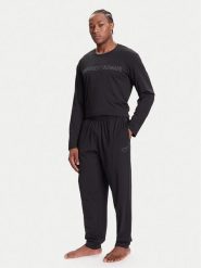 Emporio Armani Underwear Piżama EM000616 AF14978 UC001 Czarny Regular Fit. Czarne piżamy męskie Emporio Armani Underwear, m, bez wzorów, z bawełny, bez ramiączek. Za 429.99 zł.