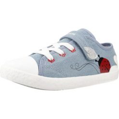 Buty GEOX J GISLI GIRL Niebieski. Niebieskie trekkingi damskie Geox, trekkingowe. Za 213.99 zł.