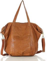 Torba damska skórzana shopper z kieszeniami - It bag MARCO MAZZINI brąz camel NoSize. Brązowe torebki shopper damskie MARCO MAZZINI, bez wzorów, bez dodatków. Za 539.00 zł.
