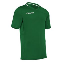 Koszulka Macron jet. Zielone koszulki sportowe męskie Macron, s, bez wzorów, z materiału, bez kołnierzyka, bez ramiączek, na fitness i siłownię. Za 178.50 zł.