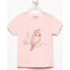 T-shirt z delikatnym nadrukiem - Różowy. T-shirty i topy dla dziewczynek marki bonprix. Za 14.99 zł.