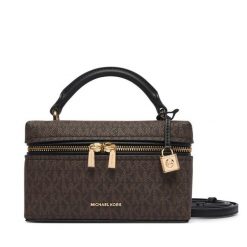 Torebka MICHAEL Michael Kors. Brązowe torebki do ręki damskie MICHAEL Michael Kors, bez wzorów, bez dodatków. Za 1,019.00 zł.