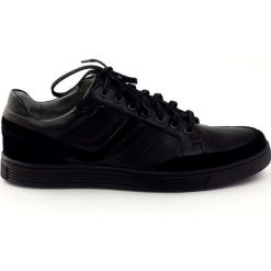 Czarne Riko buty męskie półbuty casual 828. Czarne półbuty na co dzień męskie Riko, ze skóry, casualowe, bez zapięcia. W wyprzedaży za 189.00 zł.