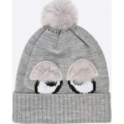 Tally Weijl - Czapka. Szare czapki i kapelusze damskie TALLY WEIJL, z dzianiny. W wyprzedaży za 24.90 zł.