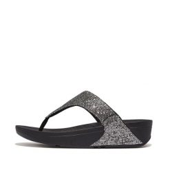 Sandały damskie FitFlop Lulu Toe Post - Glitterball. Żółte sandały damskie FIT FLOP, bez wzorów, bez obcasa, bez zapięcia. Za 429.50 zł.