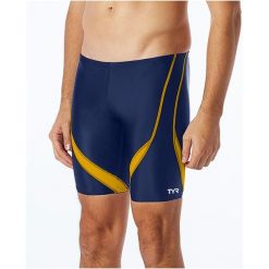 Spodenki pływackie kąpielówki męskie TYR Alliance Jammer Swimsuit. Niebieskie kąpielówki męskie TYR, m, bez wzorów, do pływania. Za 209.99 zł.
