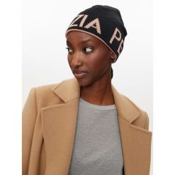 Czapka Patrizia Pepe. Czarne czapki i kapelusze damskie Patrizia Pepe, na zimę, bez wzorów. Za 539.99 zł.