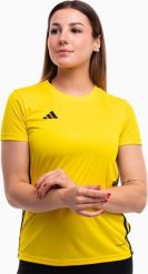 Adidas Koszulka damska adidas Tabela 23 Jersey żółta IA9149 2XL. Żółte t-shirty damskie Adidas, xl, bez wzorów, z jersey, bez kołnierzyka. Za 66.28 zł.