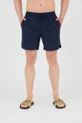 GUESS Szorty kąpielowe męskie granatowe, Rozmiar S. Niebieskie kąpielówki męskie Guess, m, z aplikacjami. W wyprzedaży za 225.99 zł.