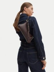 HUGO Torebka 50562964 Brązowy. Brązowe torebki do ręki damskie Hugo, bez wzorów, ze skóry, bez dodatków. Za 494.99 zł.