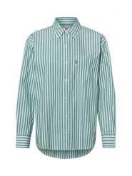 Levi's bluzka koszulowa Kobiety Bawełna zielony|biały, M. Białe bluzki damskie Levi's, m, bez wzorów, z bawełny, bez kołnierzyka, bez ramiączek. Za 329.95 zł.