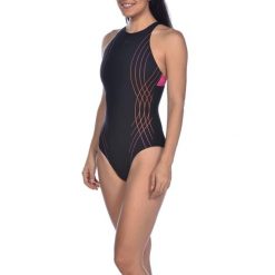 Strój kąpielowy damski jednoczęściowy sportowy Arena Bodylift Elisa. Czarne kostiumy jednoczęściowe damskie Arena, s, bez wzorów, sportowe, do pływania. Za 191.98 zł.