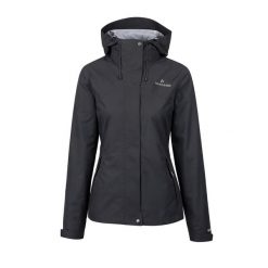 Kurtka Membranowa Damska ESSENCE STX BL. Czarne kurtki damskie Bergson, bez wzorów, bez kaptura, trekkingowe. Za 479.00 zł.