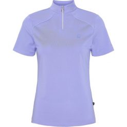 Koszulka polo do jazdy konnej z zamkiem 1/2 Equipage Hasty. Fioletowe koszulki sportowe damskie EQUIPAGE, bez wzorów, bez kołnierzyka, bez ramiączek, do jazdy konnej. Za 228.50 zł.