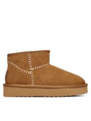 Pepe Jeans Śniegowce Dissy Etnic W PLS500004 Brązowy. Brązowe śniegowce i trapery damskie Pepe Jeans, z jeansu. Za 369.99 zł.