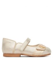 Mayoral Baleriny 41729.21 Złoty. Żółte baleriny dziewczęce Mayoral, bez wzorów, ze skóry, bez zapięcia. Za 179.99 zł.