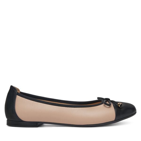 Baleriny Lasocki. Brązowe baleriny damskie Lasocki, bez wzorów, bez obcasa. Za 149.99 zł.