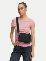 Calvin Klein Torebka Emblem Aop Jacquard Bucket LV04F3648G Czarny. Czarne torebki do ręki damskie Calvin Klein, bez wzorów, z materiału, bez dodatków. Za 409.99 zł.