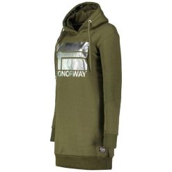 Długa bluza damska z kapturem Geographical Norway Fabienne Red DB Lady czerwona. Zielone bluzy damskie Geographical Norway, bez wzorów, z kapturem. Za 119.00 zł.